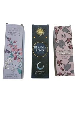 Lot Three Bookish Glass Bottles New Fairyloot